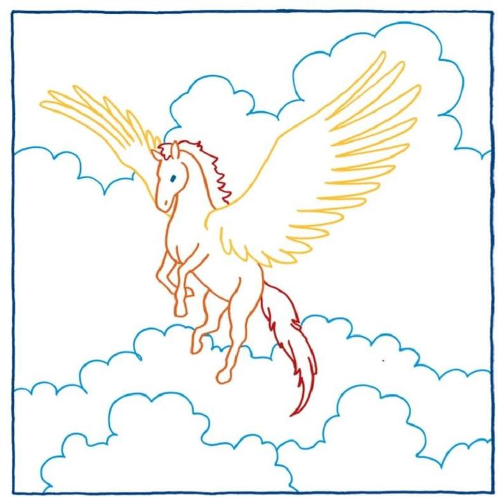 Immagine prodotto Cavalli libro da colorare carta magica