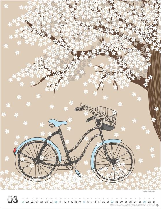 Produktbild Bike Art Posterkalender 2026 (34 x 44 cm, Harter Einband, Deutsch)