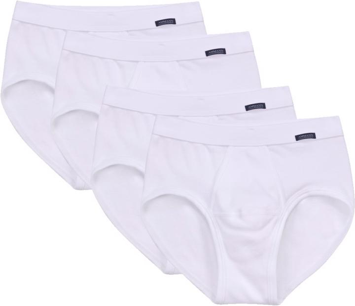 Produktbild Ammann 4er Pack Organic Cotton Feinripp Slip / Unterhose mit Eingriff (XXL, 4er Pack)