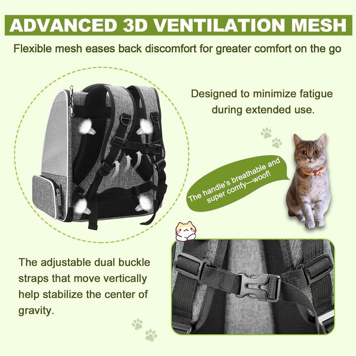Image du produit Penccor Haustier Rucksack-Raumkapsel (Chat, Chien, Pliable, Respirant)