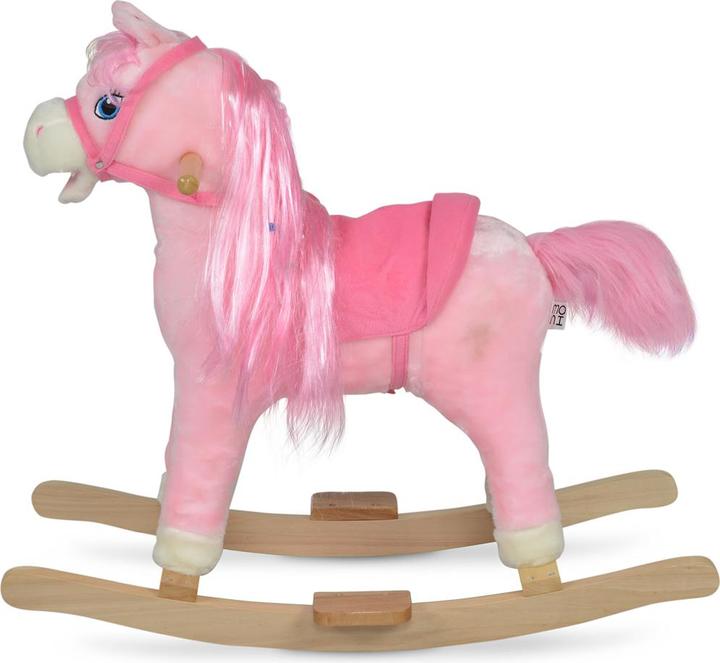 Actual product image Moni Rocking Horse Plush Rose WJ-001
