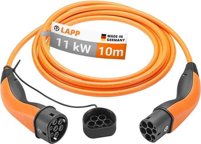 Produktbild Lapp Mobility Ladekabel Typ 2, bis zu 11 kW, 10 m, orange (11 kW, 10 m)