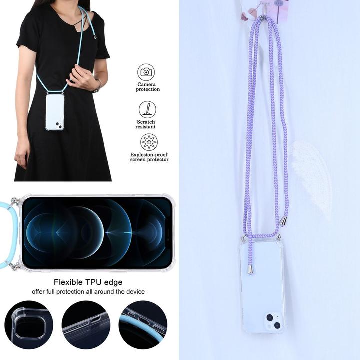 Produktbild König Design Hülle Handy Schutz für Apple iPhone 13 Case Cover Tasche Etuis Bumper Violett
