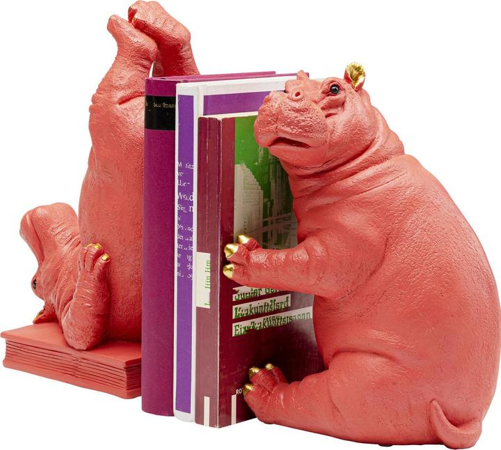 Image du produit Kare Design Serre-livres Hippo Pink (2/set)