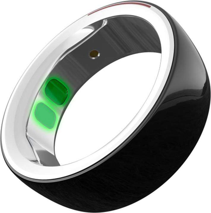 Niah Anello intelligente MOON - Circuito: 57 mm (57, Nero)