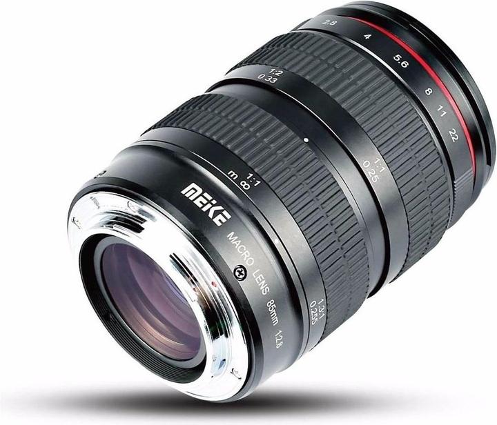 Actual product image Meike 85mm f/2.8 Macro, Canon RF (Canon RF, APS-C / DX)