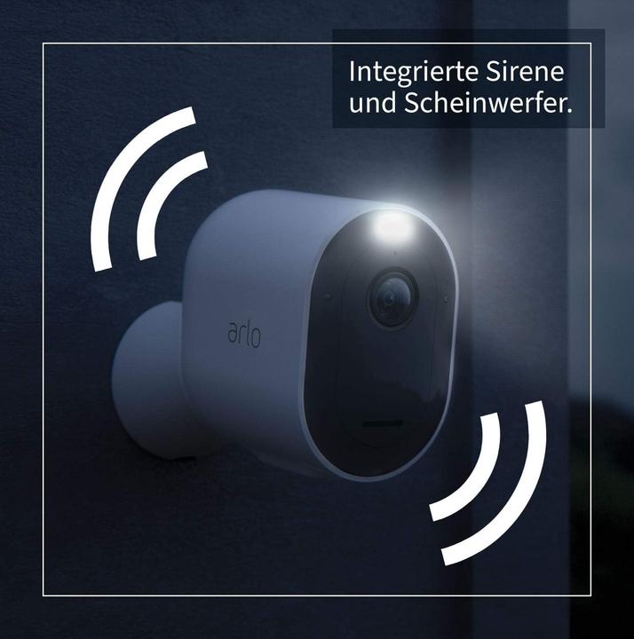 Actual product image Arlo Pro 3 Spotlight, add-on camera white (2560 x 1440 Pixels)