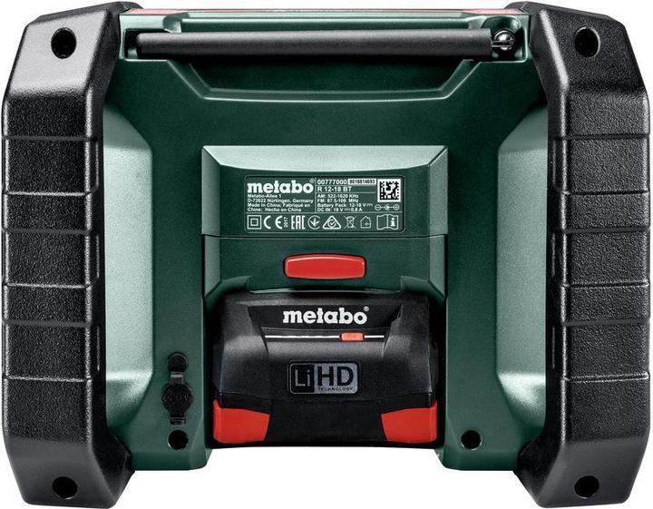 Produktbild Metabo R 12-18 DAB+ BT (DAB+, FM, AM, Bluetooth)