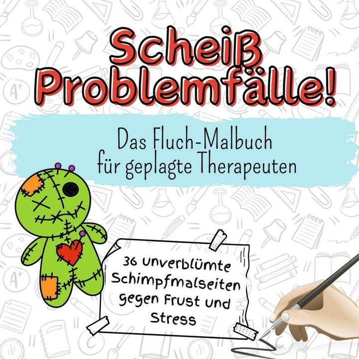 Actual product image Flip flop Scheiss Problemfälle! - 36 unverblümte Schimpfmalseiten gegen Frust und Stress