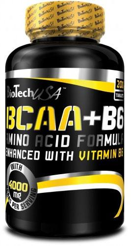 Produktbild Biotech USA BCAA+B6 (200 Stück, Tabletten, 200 g)