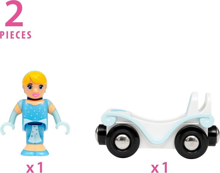Produktbild Brio Eisenbahn Disney Princess Cinderella mit Waggon