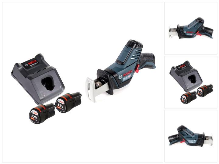Productafbeelding Bosch Professional Bosch GSA 12V-14 Accu reciprozaag 12 V + 2x accu 2.0 Ah + lader
