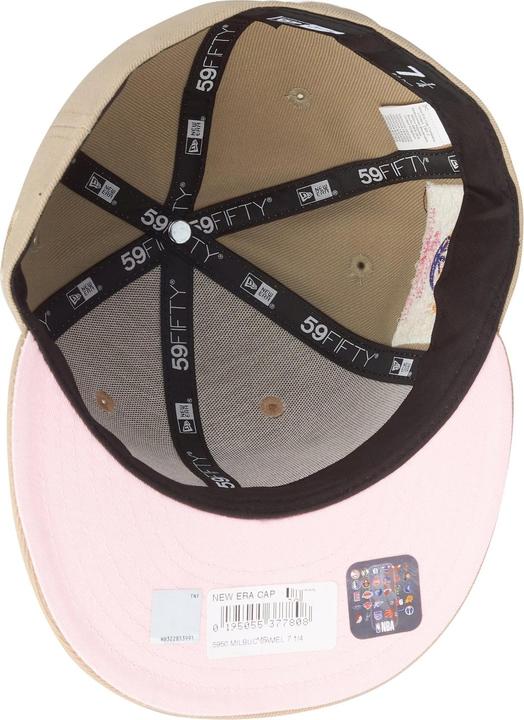 Image du produit New Era 59Fifty Fitted Cap - Los Angeles Lakers camel beige (7 1/4)