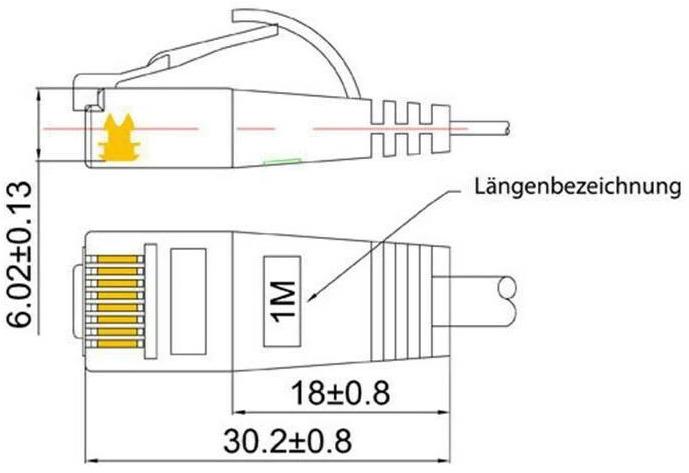 Actual product image Wirewin Network cable (UTP, CAT6, 7.50 m)