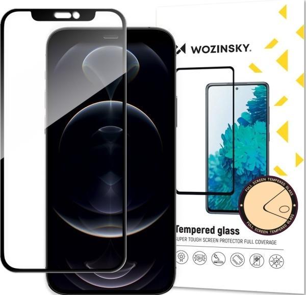 Wozinsky Tempered Glass Full Glue Super Tough Screen Protector Full Coveraged with Frame Case Friend (1 Piece, Apple iPhone 13 mini)
