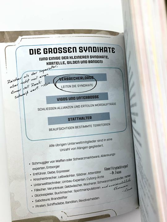 Actual product image Panini Star Wars: Das Buch der Schmuggler (German, Daniel Wallace, Andreas Kasprzak, 2019)