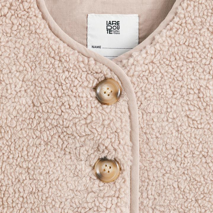 Actual product image La Redoute Collections Faux fur waistcoat (140)