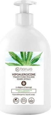 Actual product image Barwa *HIPO Mydło szare z ol konopnym 500ml (Liquid soap, 500 ml)