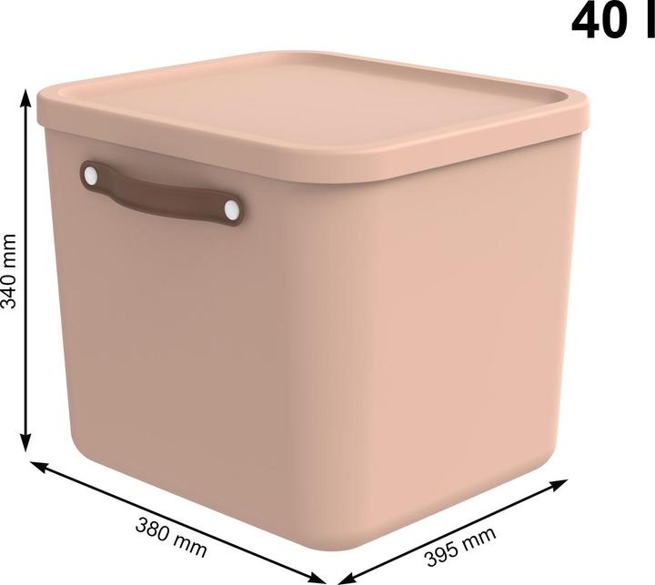 Actual product image Rotho Set of 2 storage boxes Maloja 40l (40 l)