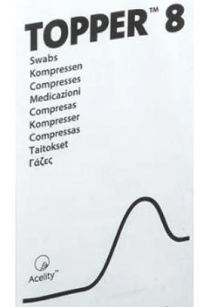 Produktbild Topper 8 NW Kompressen 5x5cm unsteril 200 Stk