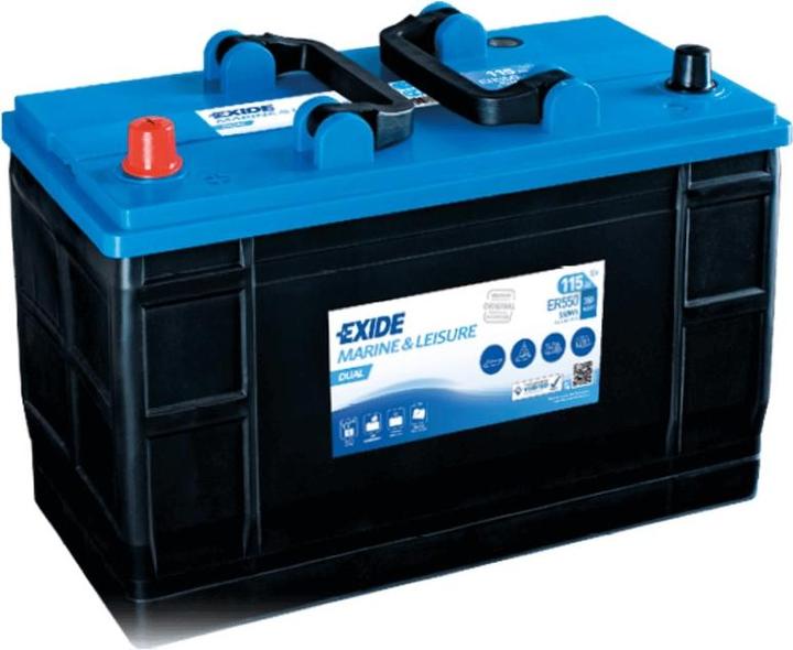 Produktbild Exide ER550 Dual Versorgungsbatterie 12V 115Ah 650A (12 V, 115 Ah)