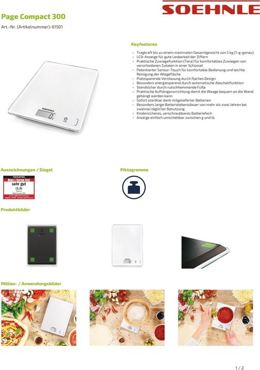 Produktbild Soehnle Page Compact 300