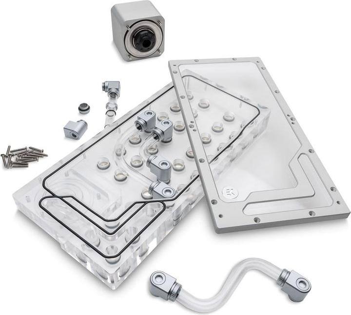 Image du produit EKWB EK-QuantumX Loophole Distroplate D5 PWM - argenté