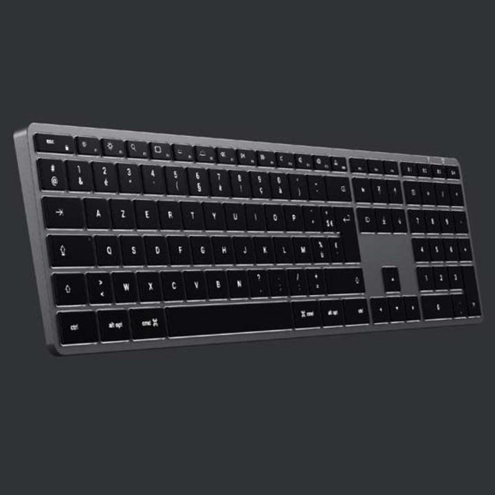 Actual product image Satechi Bluetooth Keyboard Alu AZERTY USB-C (DE, Wireless)