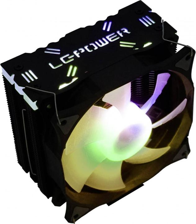 Actual product image LC-Power LC-CC-120-ARGB-PRO, 800-1800 rpm, 58 CFM, 4-pin PWM, RGB LED, DC (75 mm)