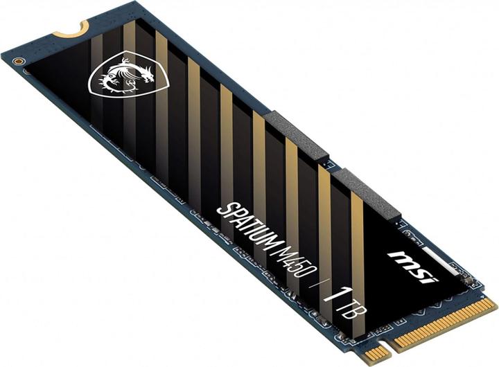 Actual product image MSI 1To M.2 NVMe Gen4 - SPATIUM M450 V1 (1000 GB, M.2 2280)
