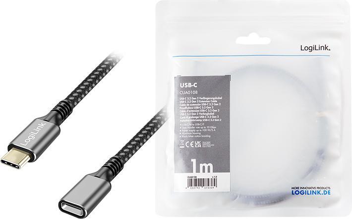 Produktbild LogiLink CUA0108 (1 m, USB 3.2 Gen 2, 100 W)