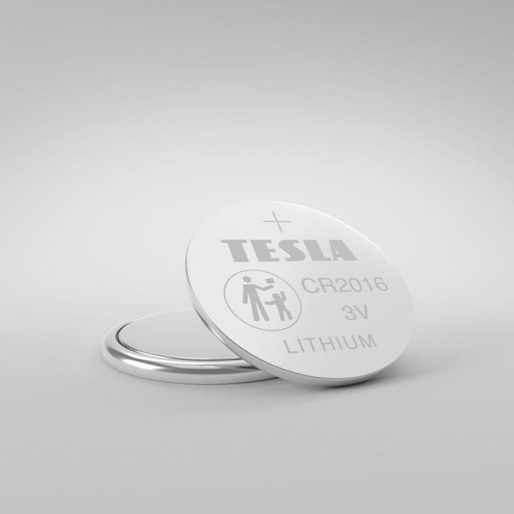 Tesla - batteria CR2016, 5ks, CR2016 (5 pz., CR2016)