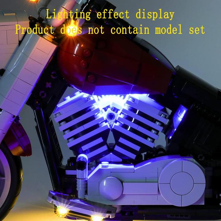Produktbild Geament LED-Licht-Set: Lego Harley-Davidson Fat Boy (10269)