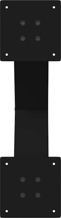 Produktbild VidaXL Esstischbeine X-Form 2 Stk. Schwarz 60x(72-73) cm Stahl Tischbein