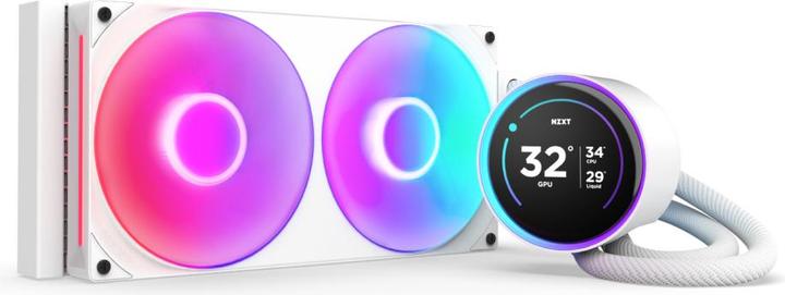 Produktbild NZXT KRAKEN Elite V2 280 RGB Wak Display White RL-KR28E-W2