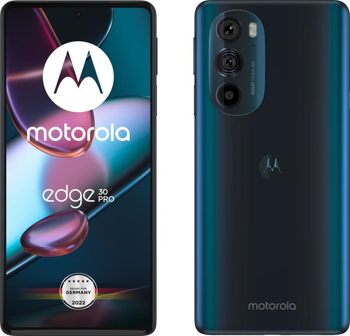 Actual product image Motorola Edge 30 Pro (256 GB, Cosmos Blue, 6.70", Dual SIM, 50 Mpx, 5G)