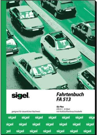 Produktbild Sigel Fahrtenbuch (A5, Liniert, Harter Einband)