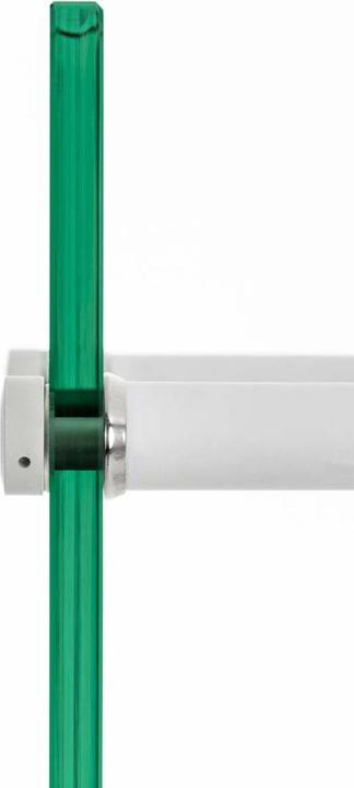 Image du produit CLP Porte-bûches Dacio verre clair 35x80x80, blanc (35 x 80 x 80 cm)