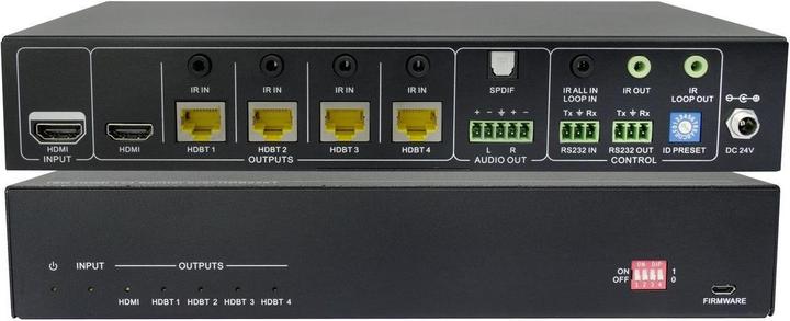 Actual product image Vivolink HDBT 2.0 splitter 1x4 with