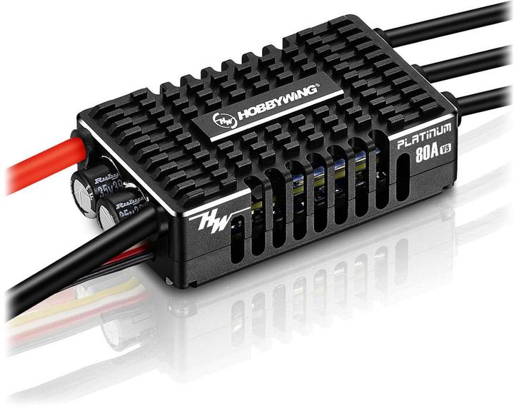 Immagine prodotto Hobbywing Regolatore Platinum Pro 80A V5 3-8s, BEC 8A