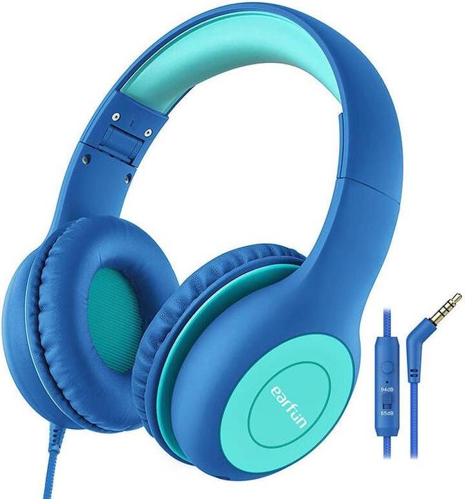 Produktbild EarFun Kids K1 In-Ear Headphones (blue-green)