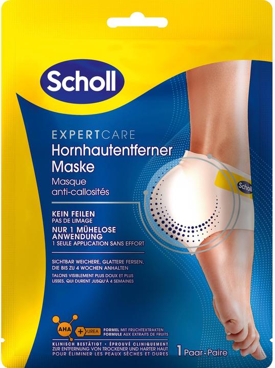 Actual product image Scholl Callus remover mask Btl 1 pair (Foot mask, 212.80 ml)
