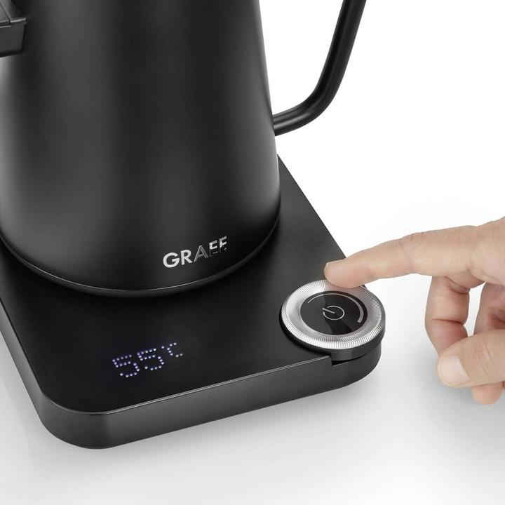 Image du produit Graef GK502EU Bouilloire électrique Protection contre la surchauffe Noir (mat) (0.90 l, Prise UE)