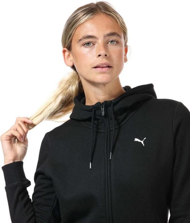 Actual product image Puma Womens/Ladies Essentials Logo Full Zip Hoodie (32 D)