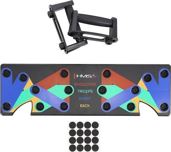 Produktbild HMS Pu10 Schwarz Multifunktionales Push-Up-Board