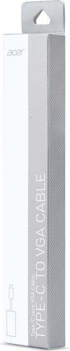 Produktbild Acer Converter USB-C zu VGA, weiss (VGA, 7.70 cm)