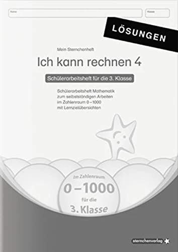 Produktbild Ich kann rechnen 4 Lösungen - Schülerarbeitsheft für die 3. Klasse (Deutsch, Katrin Langhans, 2014)
