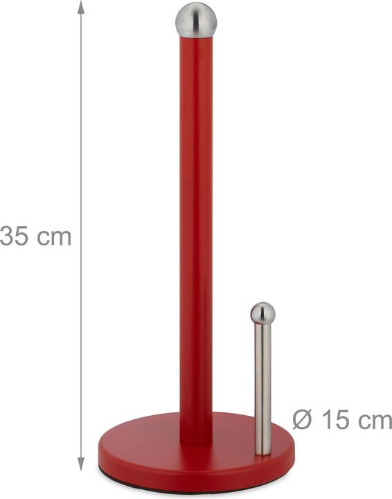 Actual product image Relaxdays Kitchen roll holder