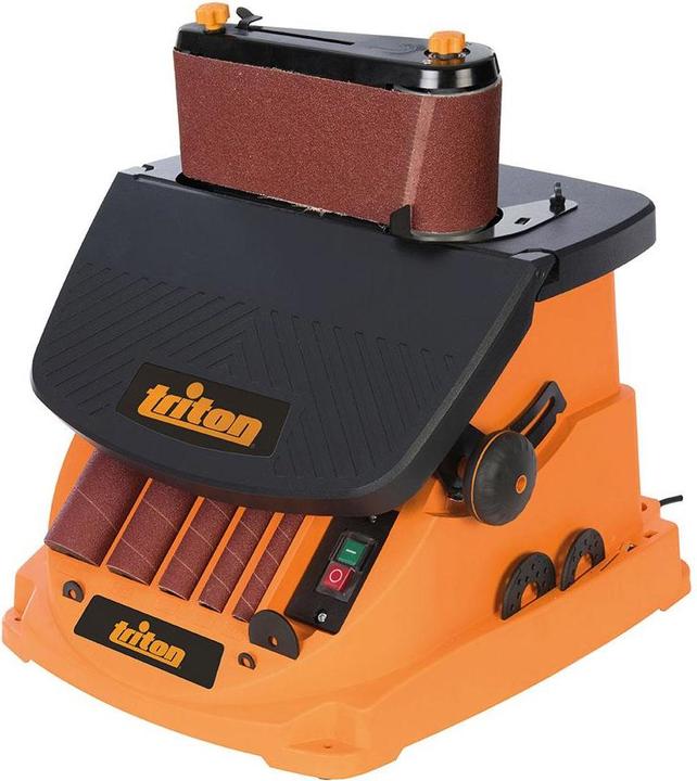 Triton Tools Levigatrice a nastro e a mandrino oscillante (Levigatrice orbitale, Smerigliatrice, 450 W)