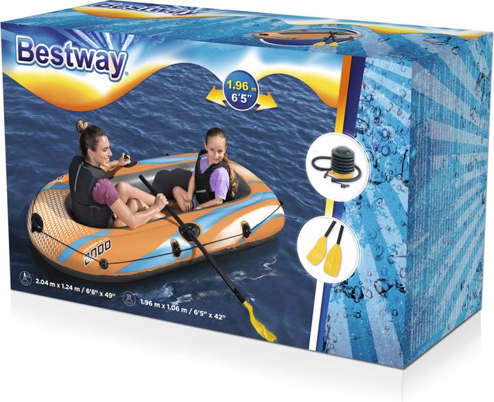 Actual product image Bestway Kondor Elite 2000 Raft Set (196 cm, 2 pers.)